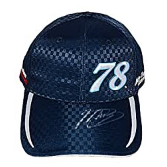 #78 Martin Truex Jr. Blue Checkered Hat